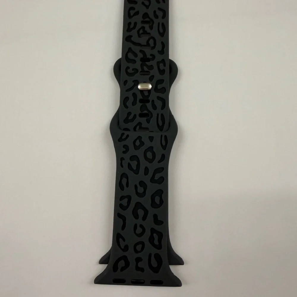 Apple Black Patterned Smartwatch Band